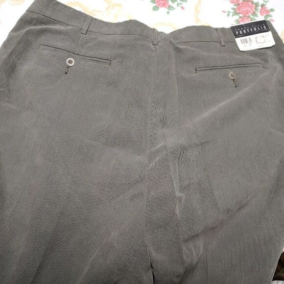 New Perry Ellis Portfolio Artichoke Colored Pants Men's 40/30 - Picture 3 of 3
